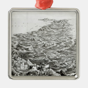 Panoramic view of India Metal Ornament