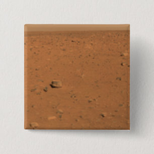 Panoramic view of Mars 10 15 Cm Square Badge