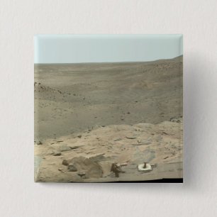 Panoramic view of Mars 2 15 Cm Square Badge