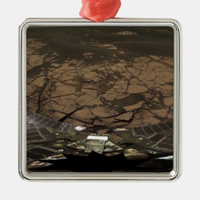 Panoramic view of Mars 3 Metal Ornament (Front)