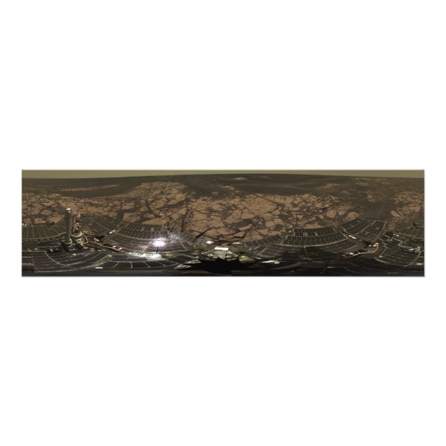 Panoramic view of Mars 3 Photo Print (Front)