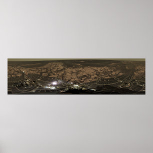 Panoramic view of Mars 3 Poster