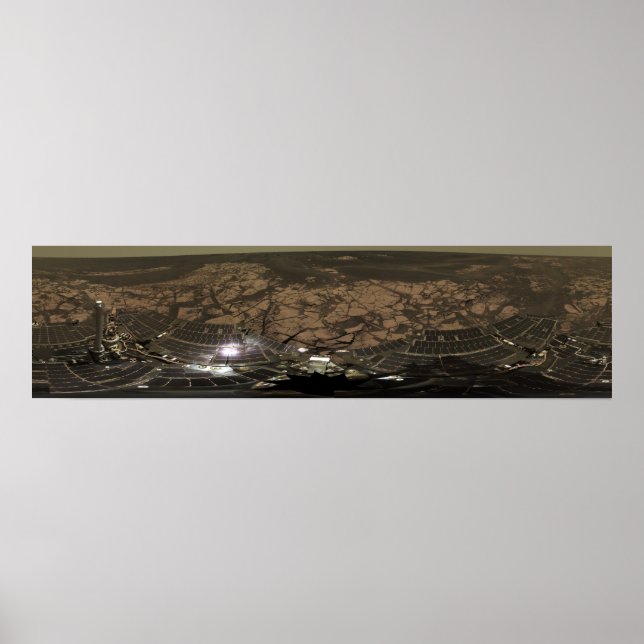 Panoramic view of Mars 3 Poster (Front)