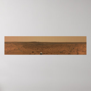 Panoramic view of Mars 4 Poster