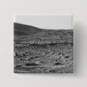 Panoramic view of Mars 6 15 Cm Square Badge