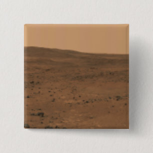 Panoramic view of Mars 8 15 Cm Square Badge