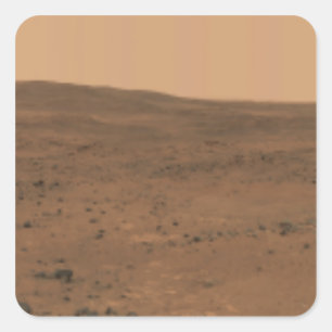 Panoramic view of Mars 8 Square Sticker