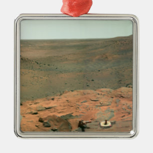 Panoramic view of Mars Metal Ornament