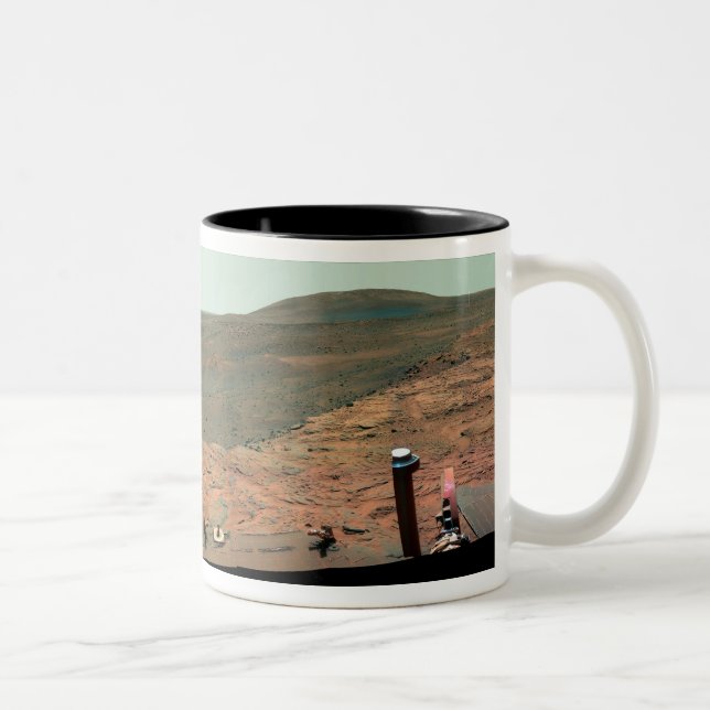Panoramic view of Mars Two-Tone Coffee Mug (Right)