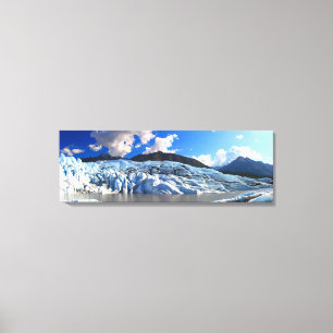 Panoramic View of Matanuska Glacier, Alaska Canvas Print