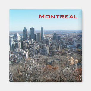 Panoramic view of Montreal Magnet
