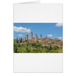 Panoramic view of San Gimignano Tuscany Italy