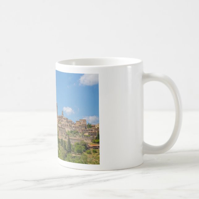 Panoramic view of San Gimignano Tuscany Italy Coffee Mug (Right)