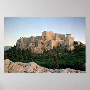Panoramic view of the Acropolis Poster