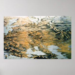 Panoramic view of the Whole Empire of Russia Poster