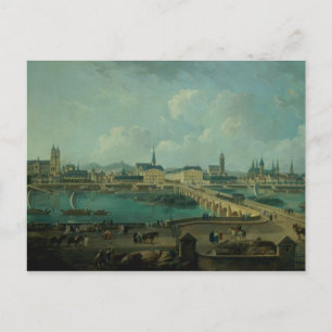 Panoramic View of Tours, 1787 (oil on canvas) Postcard