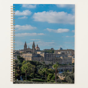 Panoramic view of Valletta old town in Malta Planner