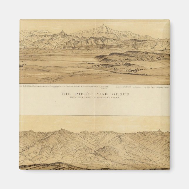 Panoramic Views of Colorado Magnet (Front)