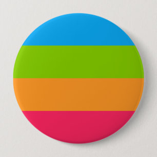 Panoromantic Pride Flag 10 Cm Round Badge