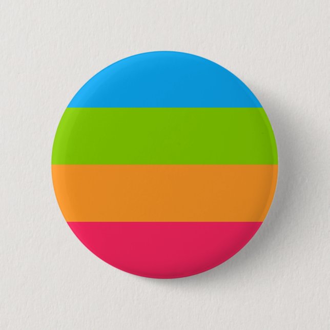 Panoromantic Pride Flag 6 Cm Round Badge (Front)
