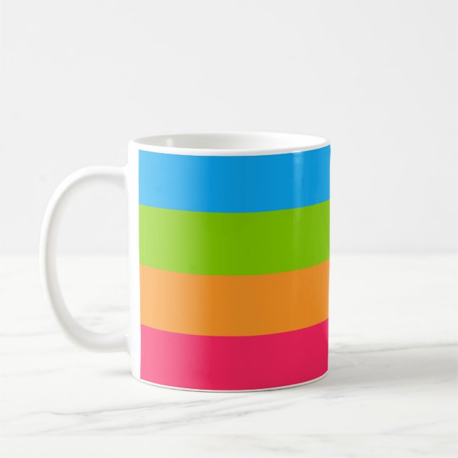 Panoromantic Pride Flag Coffee Mug (Left)
