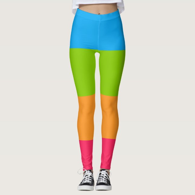 Panoromantic Pride Flag Leggings (Front)