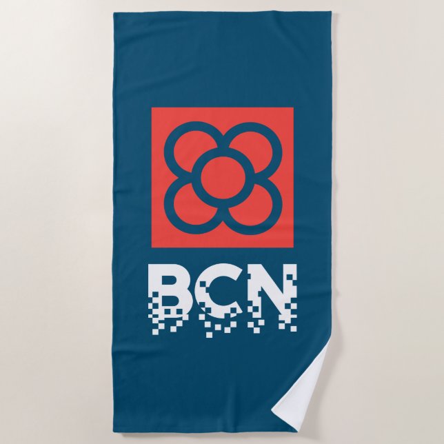 Panot BCN Beach Towel (Front)