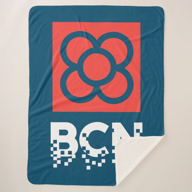 Panot BCN Sherpa Blanket (Front)