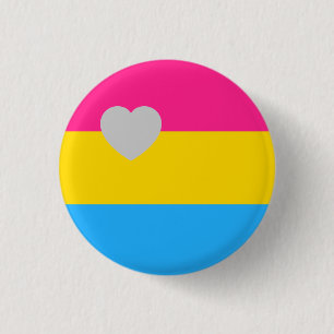 Panromantic Flag 3 Cm Round Badge