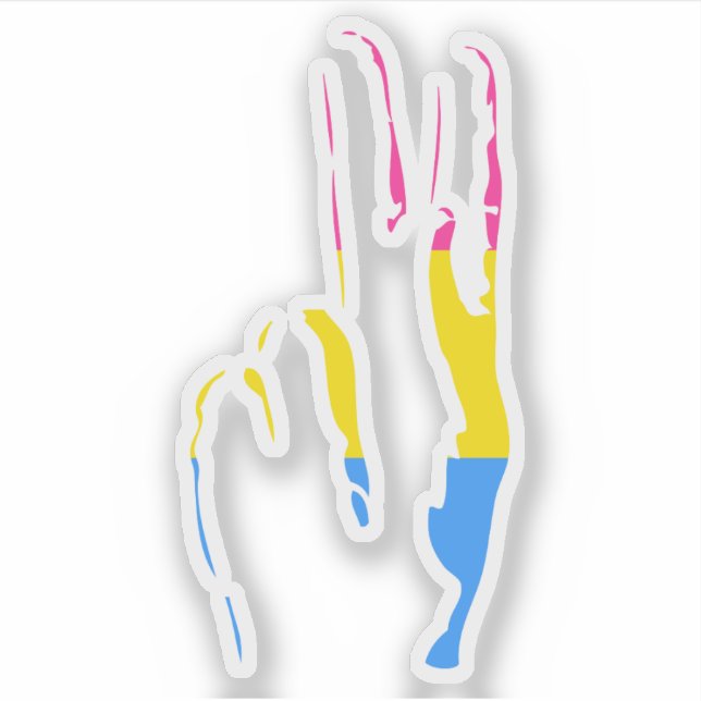 pans pride peace sign (Front)