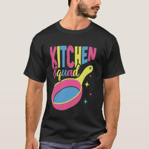 Pansexual Chef Funny LGBTQ Kitchen Squad Pan Pride T-Shirt