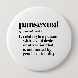 Pansexual Definition - Defined LGBTQ Terms - 10 Cm Round Badge