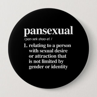 pansexual definition - defined lgbtq terms - LGBT  10 Cm Round Badge