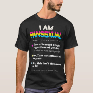 Pansexual Definition   Funny Gay Pride LGB  T-Shirt