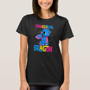 Pansexual Dragon Cute Trendy Majestic Lgbtq Pan Pr T-Shirt