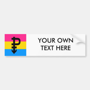 Pansexual Flag Bumper Sticker