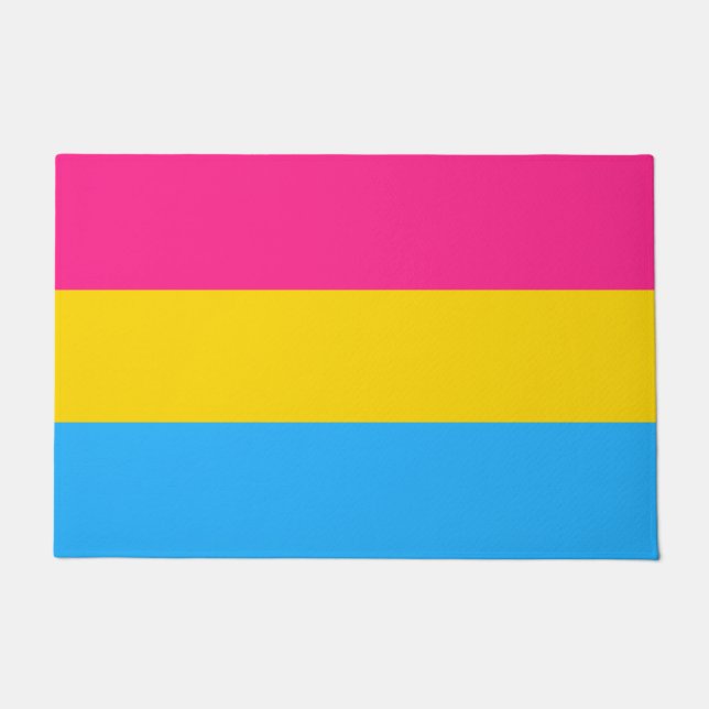 Pansexual Flag Doormat (Front)