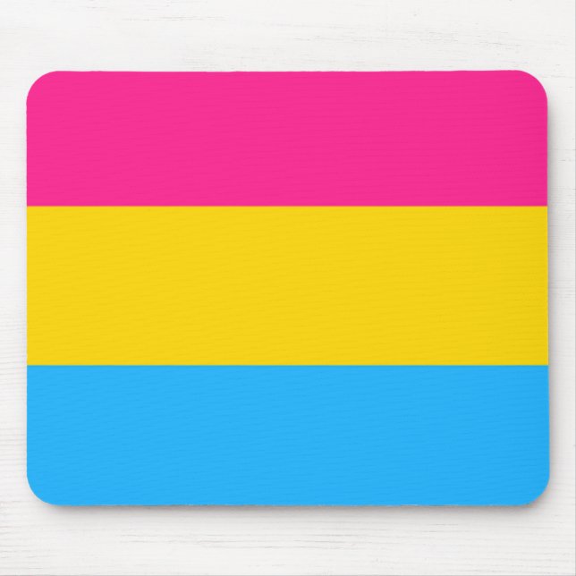 Pansexual Flag Mouse Pad (Front)