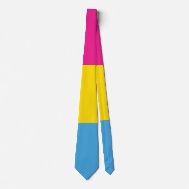 Pansexual Flag Necktie (Front)