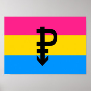 PANSEXUAL FLAG ORIGINAL -.png Poster