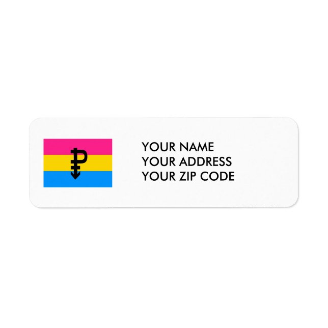 PANSEXUAL FLAG ORIGINAL -.png Return Address Label (Front)