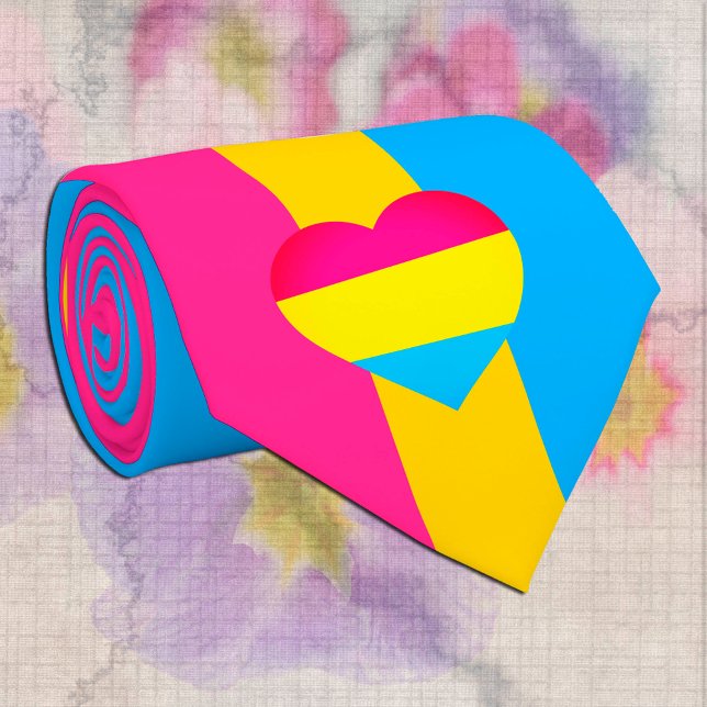Pansexual Flag & Pride community /gender flag Tie (Creator Uploaded)