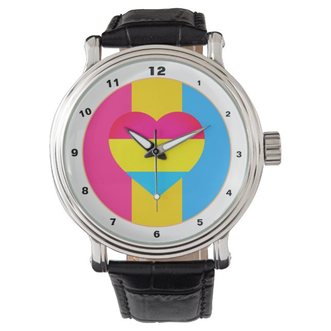 Pansexual Flag & Pride community / gender flag  Watch (Front)