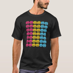 Pansexual Halloween Pumpkin  Lgbtq Pan Gay Hallowe T-Shirt