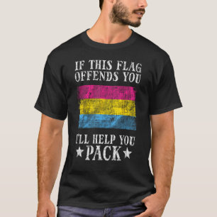 Pansexual If This Flag Offends You Pan Pride Lgbtq T-Shirt