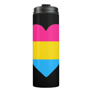 Pansexual Love Flag Thermal Tumbler