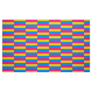 Pansexual Pride Colours Fabric