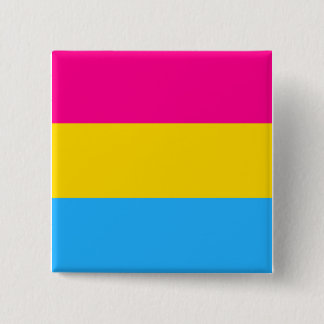 "PANSEXUAL PRIDE FLAG" 15 CM SQUARE BADGE