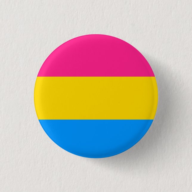 Pansexual Pride Flag 3 Cm Round Badge (Front)