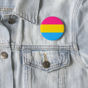 Pansexual Pride Flag 6 Cm Round Badge